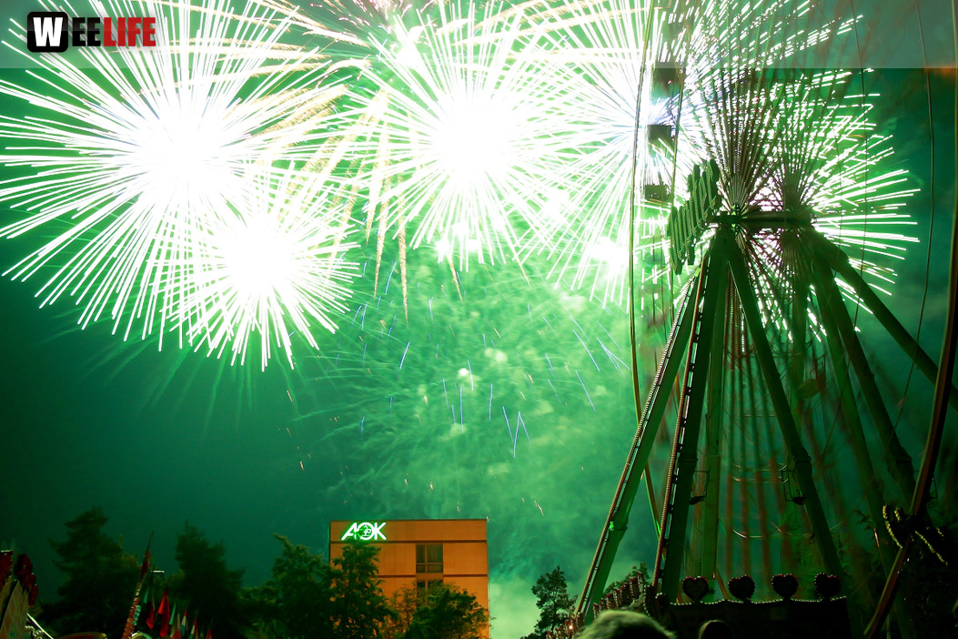 Abschlussfeuerwerk Hofer Volksfest 2018