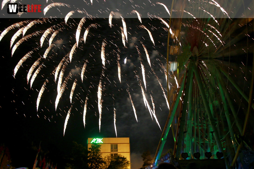 Abschlussfeuerwerk Hofer Volksfest 2018