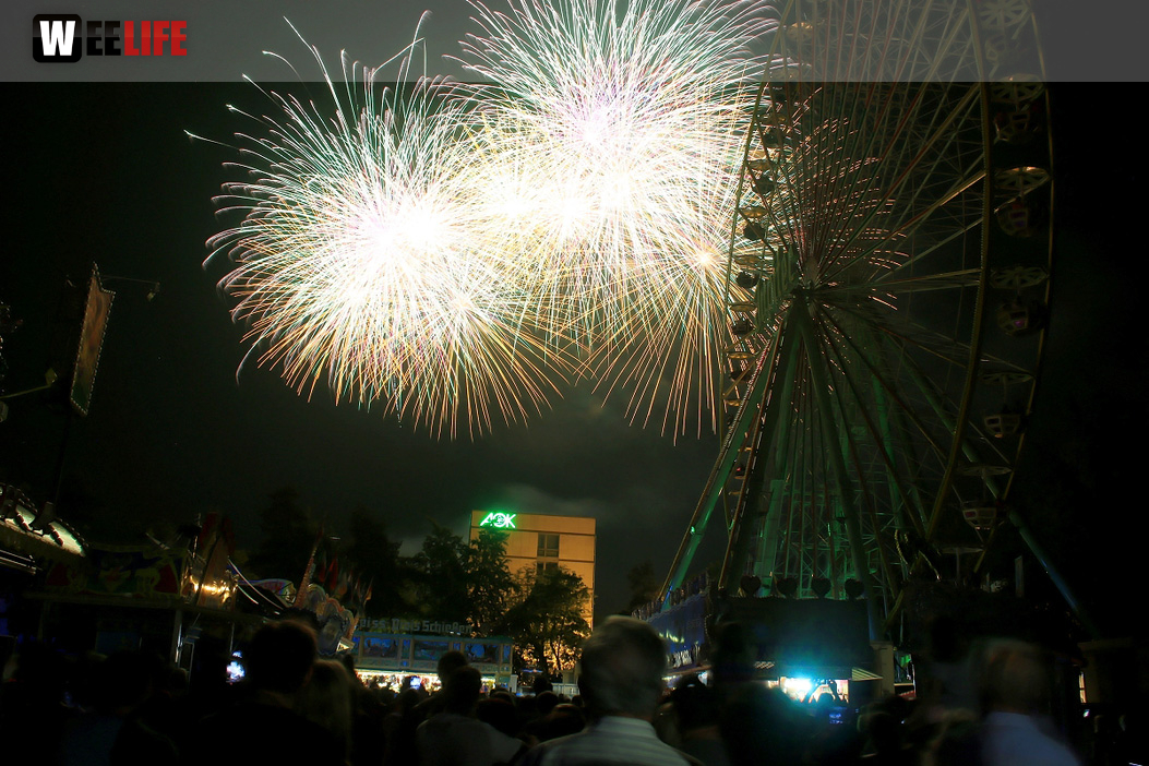 Abschlussfeuerwerk Hofer Volksfest 2018