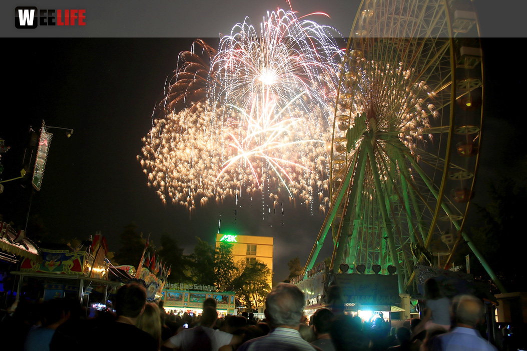 Abschlussfeuerwerk Hofer Volksfest 2018
