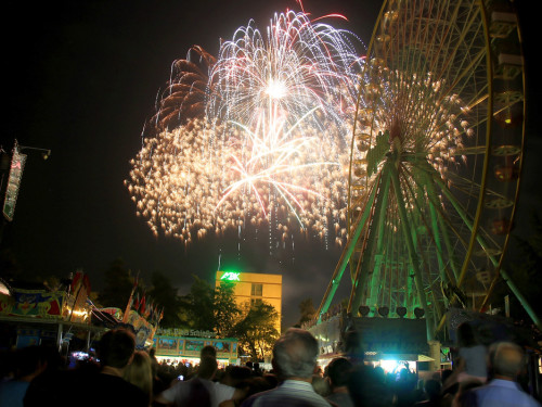 Abschlussfeuerwerk Hofer Volksfest 2018 – Foto 129
