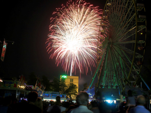 Abschlussfeuerwerk Hofer Volksfest 2018 – Foto 130