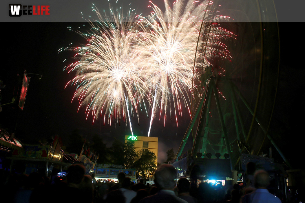 Abschlussfeuerwerk Hofer Volksfest 2018