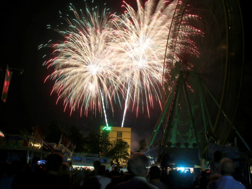 Abschlussfeuerwerk Hofer Volksfest 2018 – Foto 132