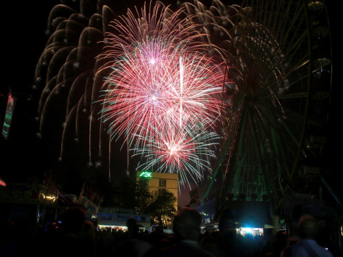 Abschlussfeuerwerk Hofer Volksfest 2018 – Foto 133