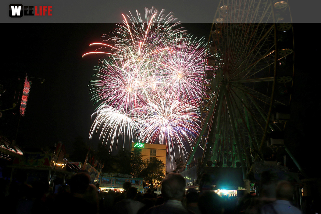 Abschlussfeuerwerk Hofer Volksfest 2018
