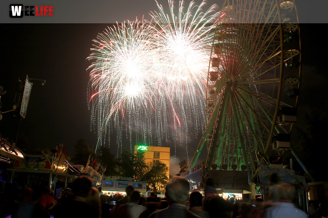 Abschlussfeuerwerk Hofer Volksfest 2018