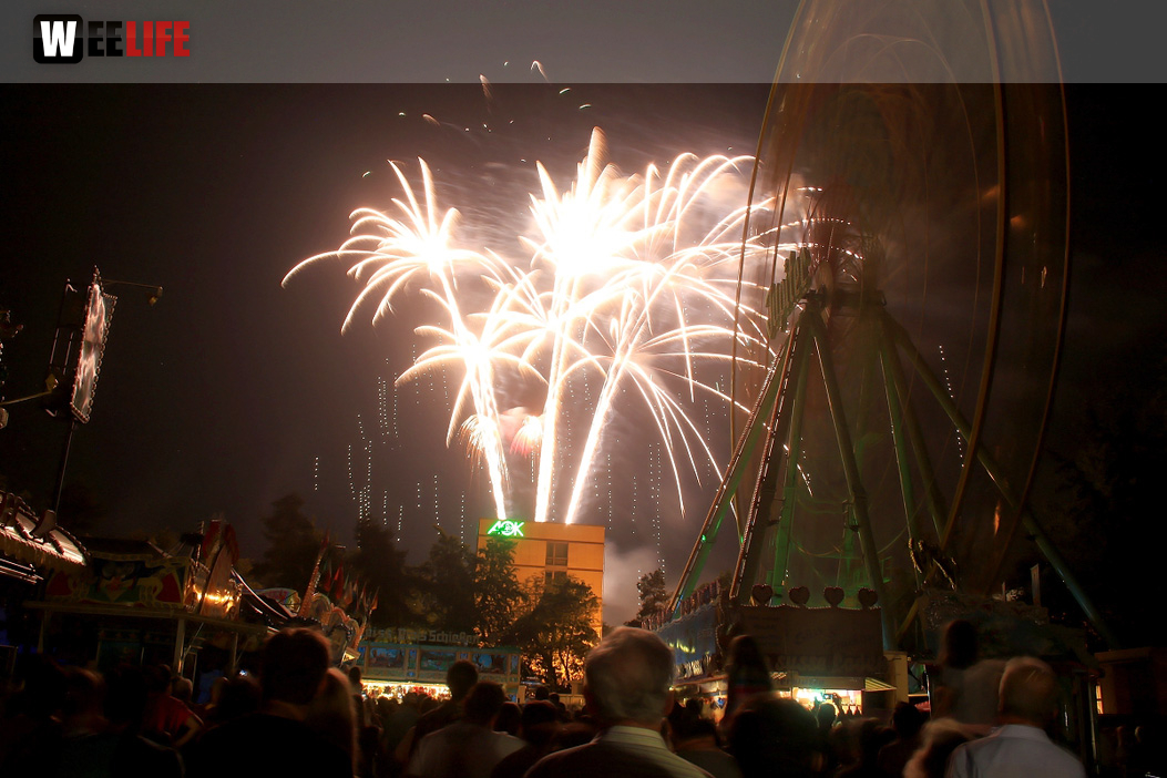 Abschlussfeuerwerk Hofer Volksfest 2018
