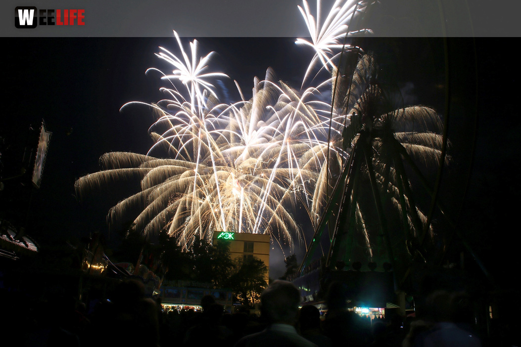 Abschlussfeuerwerk Hofer Volksfest 2018