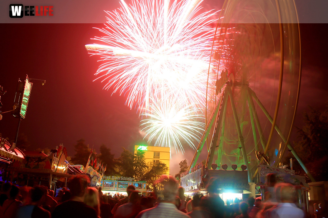 Abschlussfeuerwerk Hofer Volksfest 2018