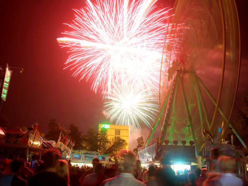 Abschlussfeuerwerk Hofer Volksfest 2018 – Foto 138