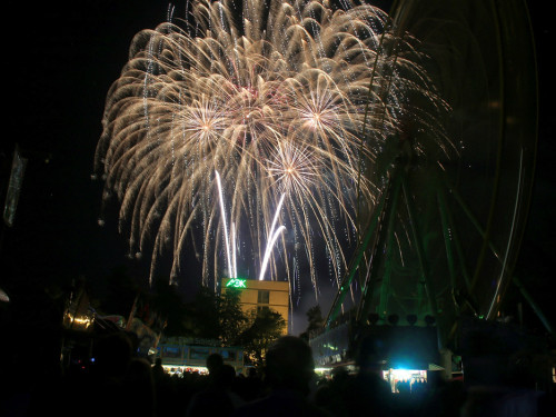 Abschlussfeuerwerk Hofer Volksfest 2018 – Foto 140