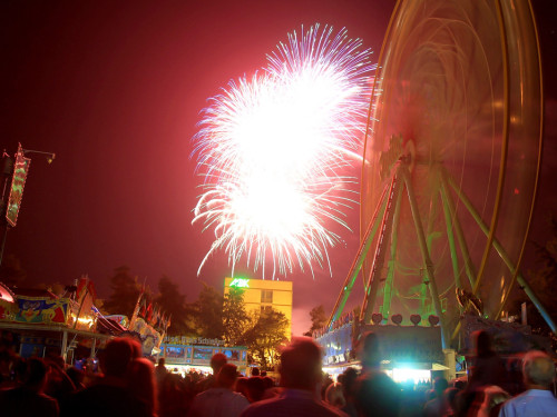 Abschlussfeuerwerk Hofer Volksfest 2018 – Foto 143