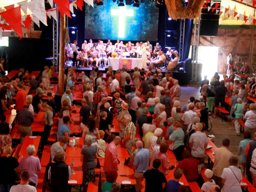 Ökumenischer Gottesdienst Tag 10 Hofer Volksfest 2018 – Foto 24
