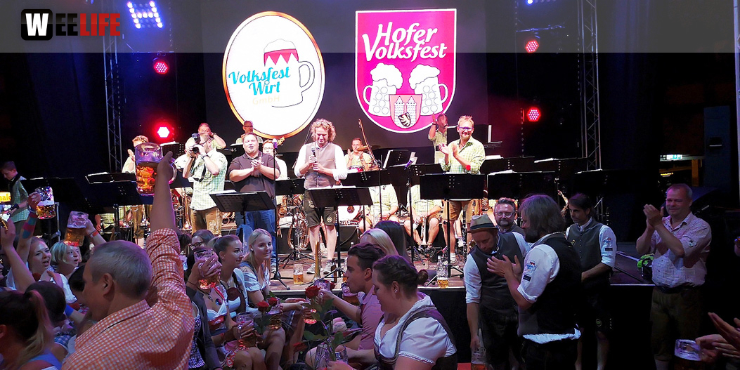 Auszug der Bedienungen  Hofer Volksfest 2018