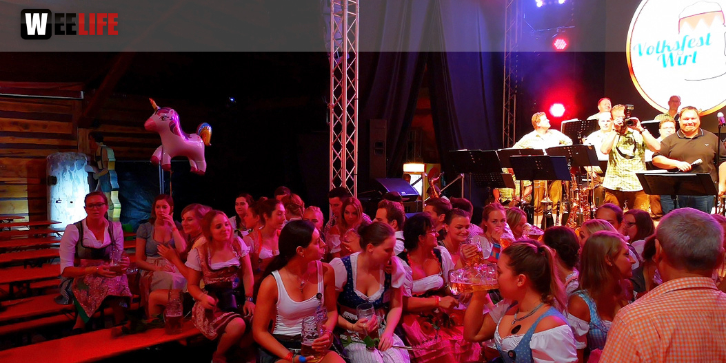 Auszug der Bedienungen  Hofer Volksfest 2018