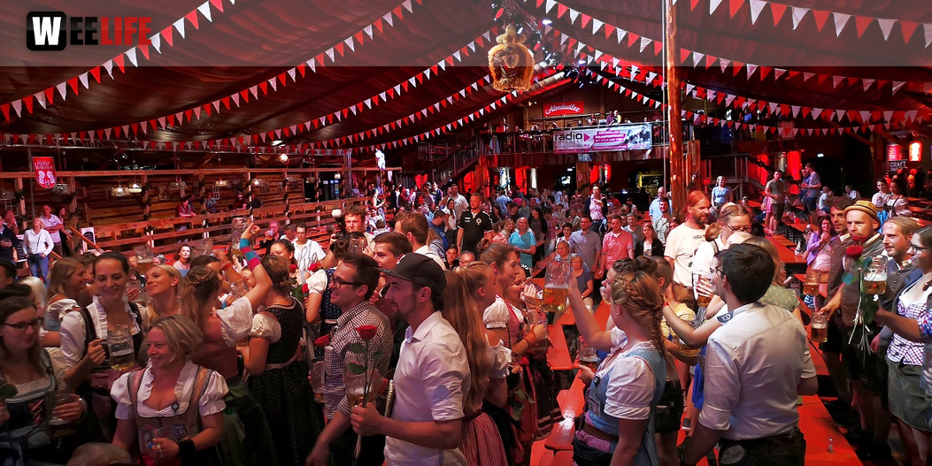Auszug der Bedienungen  Hofer Volksfest 2018