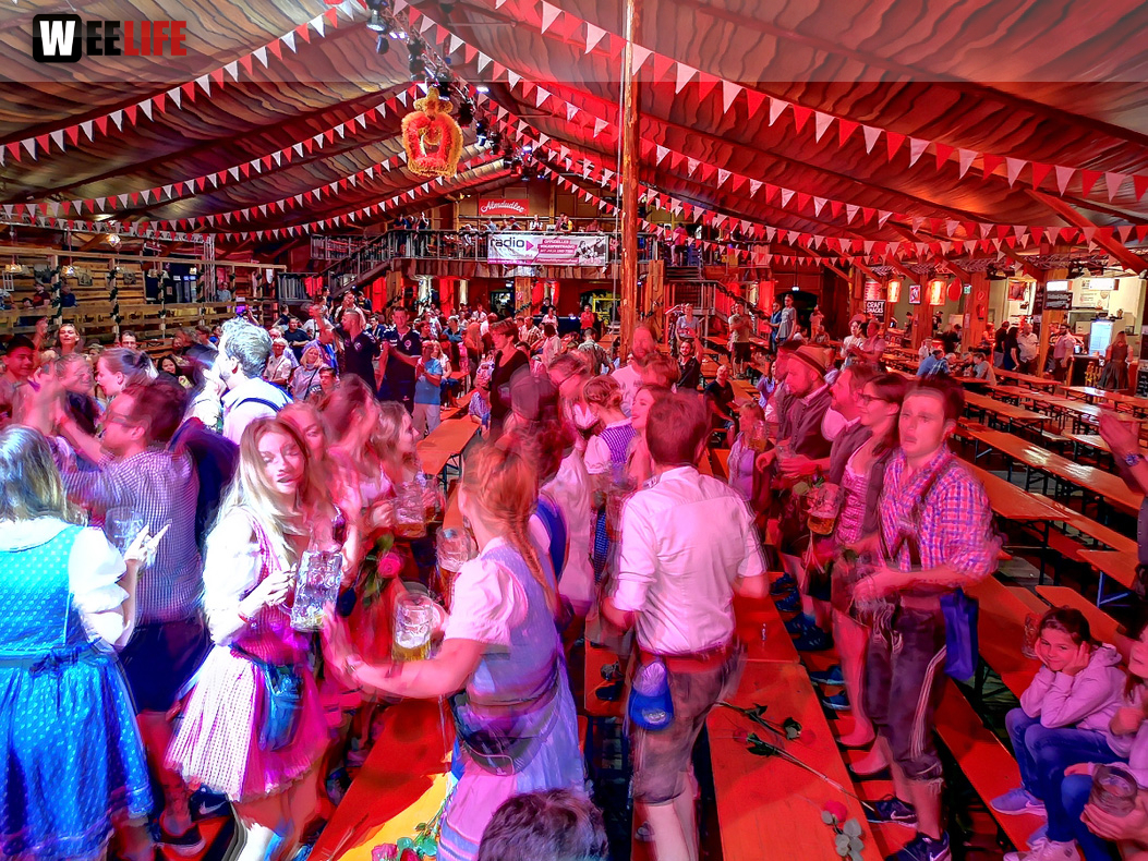 Auszug der Bedienungen  Hofer Volksfest 2018