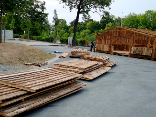 Volksfes Abbau 7.8.18 – Foto 7
