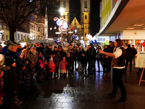 Feuerspucker Chariash Weihnachtsmarkt Hof 2.12.2018 – Foto 12