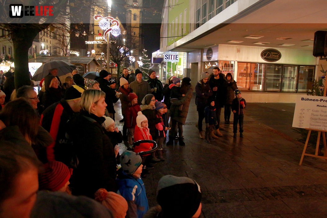 Feuerspucker Chariash Weihnachtsmarkt Hof 2.12.2018