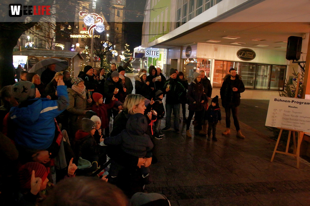Feuerspucker Chariash Weihnachtsmarkt Hof 2.12.2018