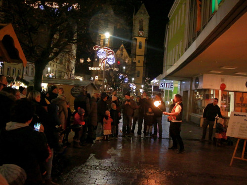 Feuerspucker Chariash Weihnachtsmarkt Hof 2.12.2018 – Foto 50
