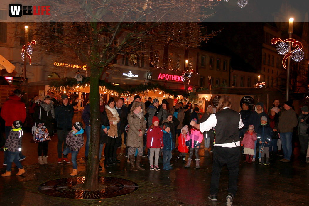 Feuerspucker Chariash Weihnachtsmarkt Hof 2.12.2018