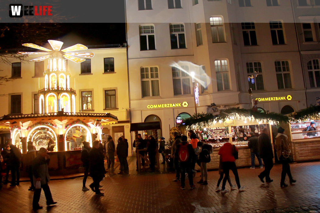 Feuerspucker Chariash Weihnachtsmarkt Hof 2.12.2018