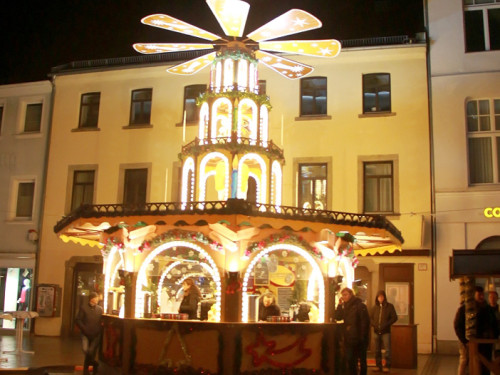 Feuerspucker Chariash Weihnachtsmarkt Hof 2.12.2018 – Foto 55