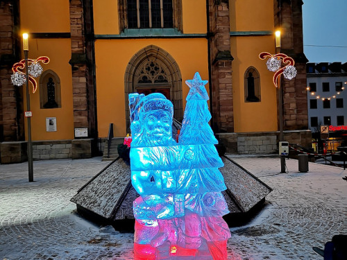 Eisschnitzer  Hofer Weihnachtsmarkt 2018 16.12.2018 – Foto 29