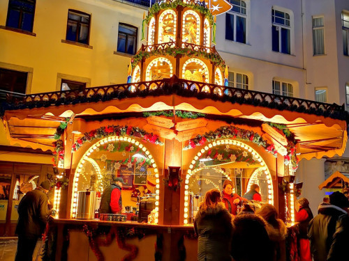 Eisschnitzer  Hofer Weihnachtsmarkt 2018 16.12.2018 – Foto 39