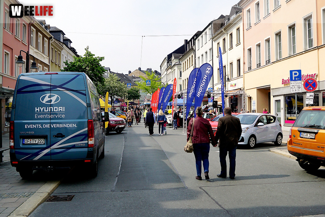 Boxenstopp Autoschau Hofer Stadt und Bürgerfest 2019 