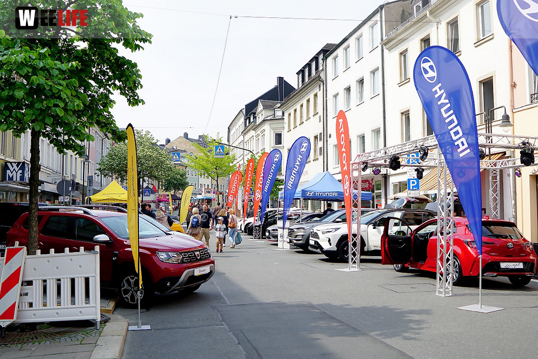 Boxenstopp Autoschau Hofer Stadt und Bürgerfest 2019 