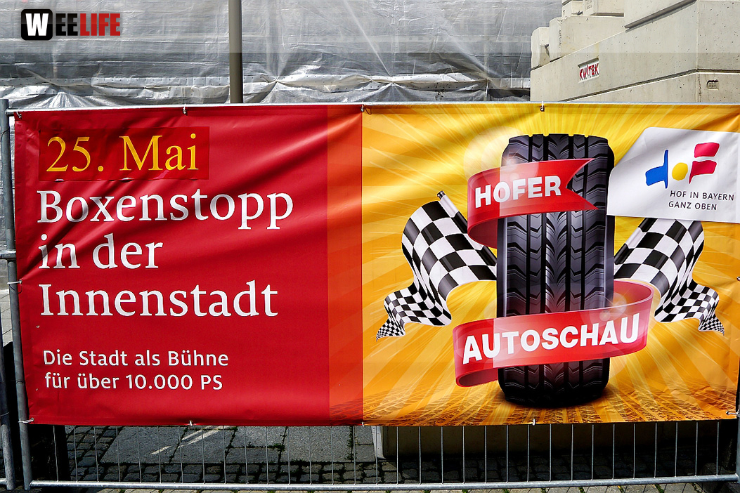 Boxenstopp Autoschau Hofer Stadt und Bürgerfest 2019 