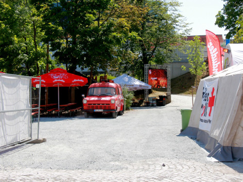Letzte Vorbereitung  Hofer Volksfest Tag 1 – Foto 4