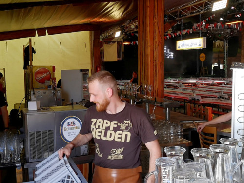 Letzte Vorbereitung  Hofer Volksfest Tag 1 – Foto 18