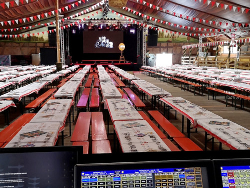 Letzte Vorbereitung  Hofer Volksfest Tag 1 – Foto 24