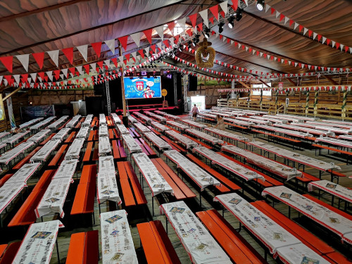 Letzte Vorbereitung  Hofer Volksfest Tag 1 – Foto 28