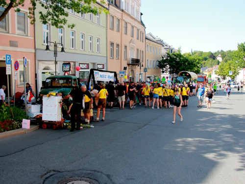 Aufstellung Volksfestumzug  Hofer Volksfest Tag 1 – Foto 13