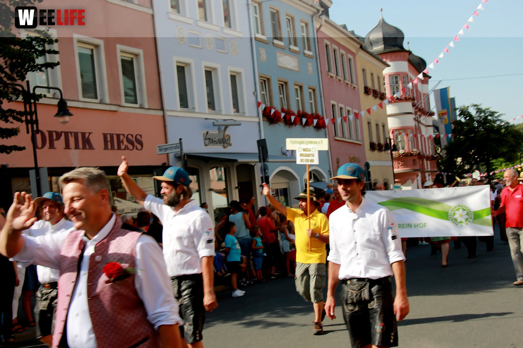 Volksfestumzug  Hofer Volksfest Tag 1