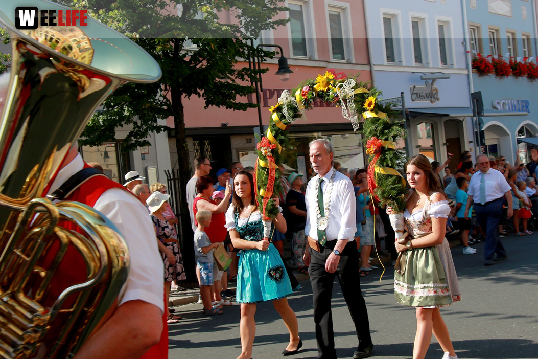 Volksfestumzug  Hofer Volksfest Tag 1