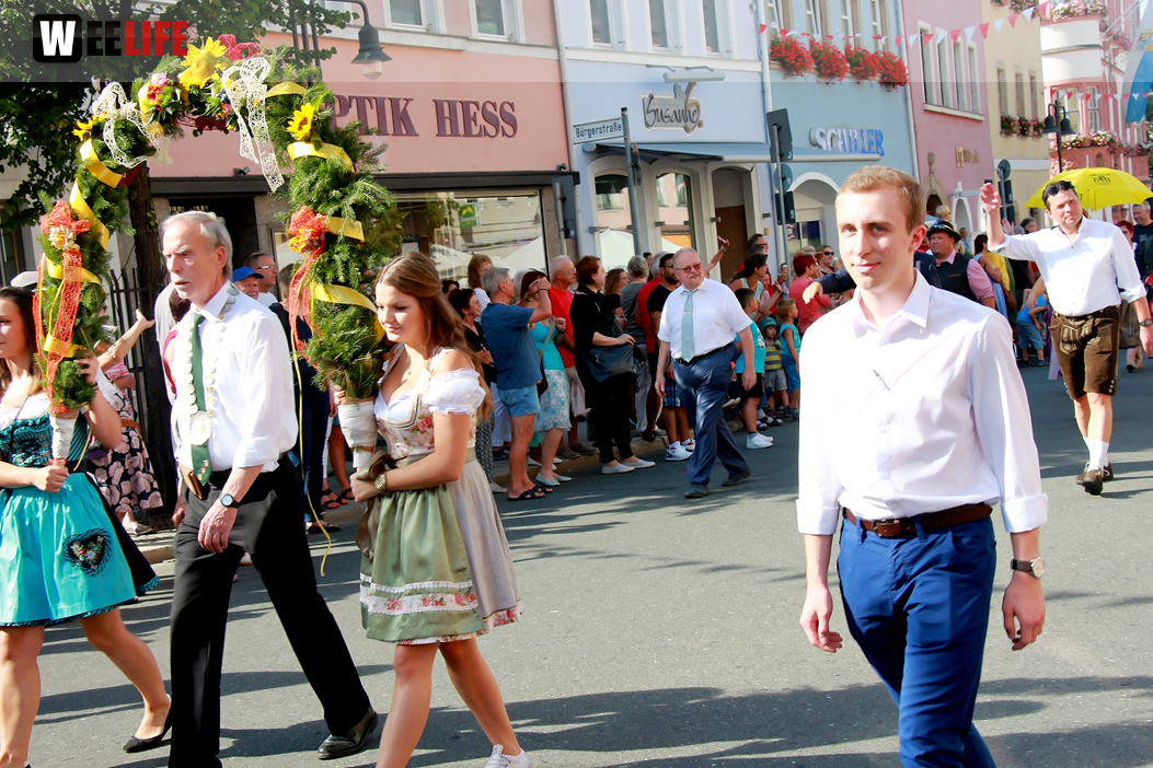 Volksfestumzug  Hofer Volksfest Tag 1