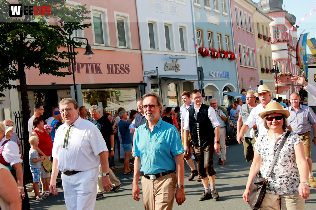 Volksfestumzug  Hofer Volksfest Tag 1