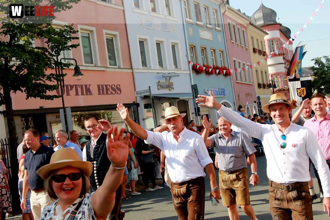 Volksfestumzug  Hofer Volksfest Tag 1