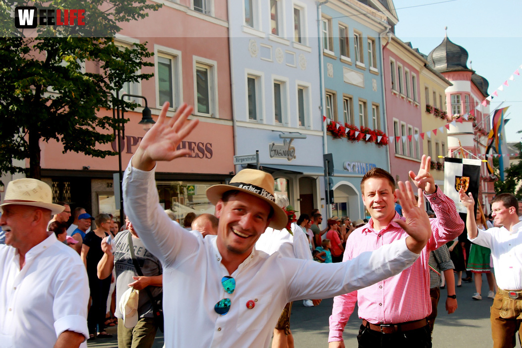 Volksfestumzug  Hofer Volksfest Tag 1
