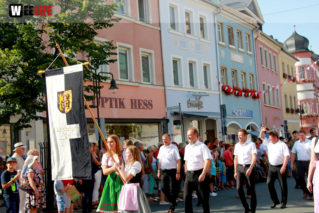 Volksfestumzug  Hofer Volksfest Tag 1