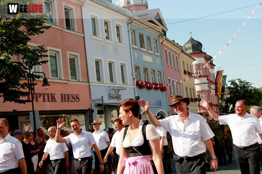 Volksfestumzug  Hofer Volksfest Tag 1