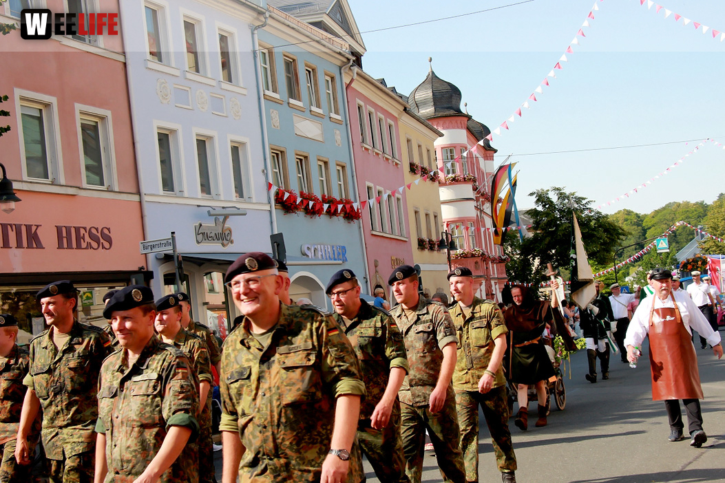 Volksfestumzug  Hofer Volksfest Tag 1