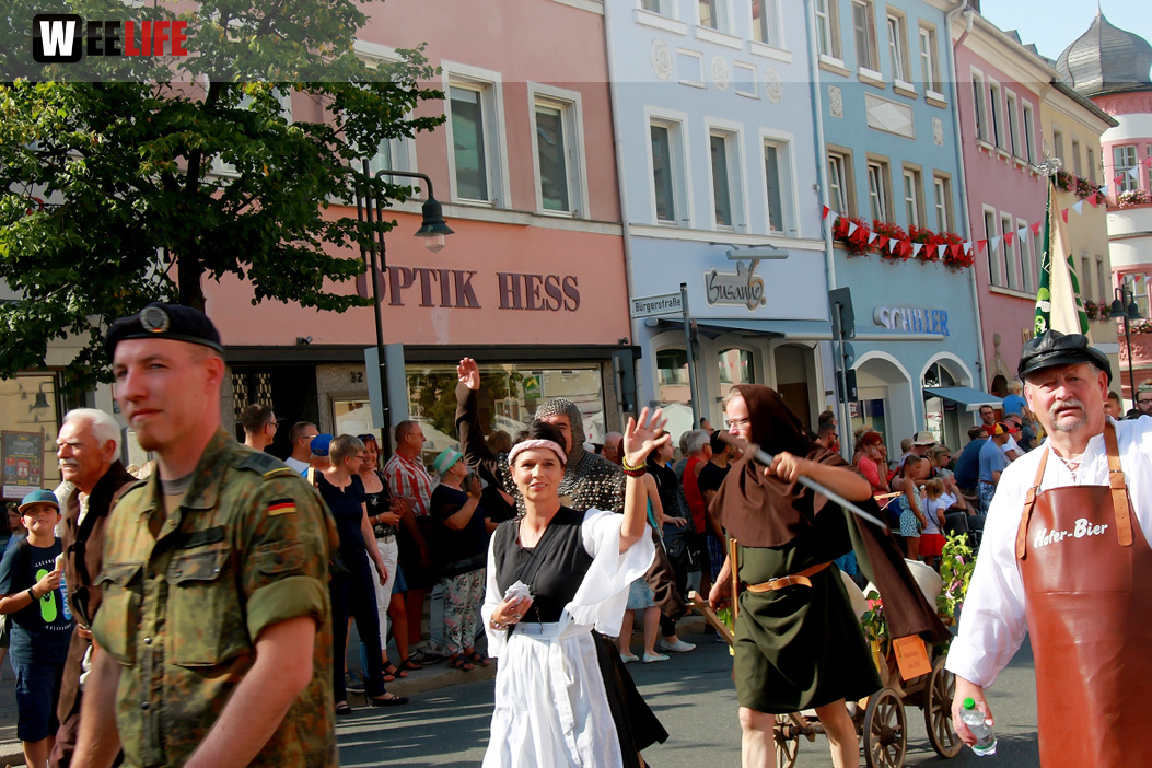 Volksfestumzug  Hofer Volksfest Tag 1